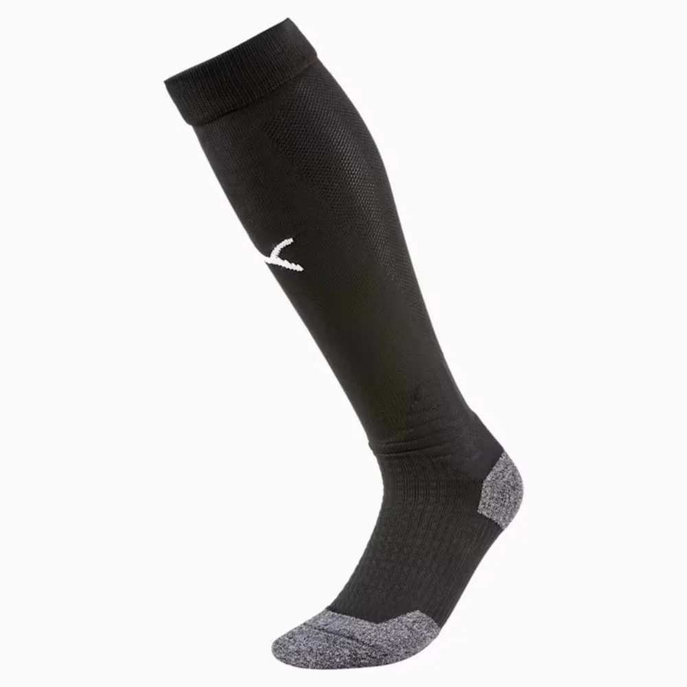 Puma Team Liga Football Soccer Socks Black/White Men's Size 3 L (US 7-9) NEW